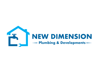 New Dimension Plumbing & Developments logo design by PRN123