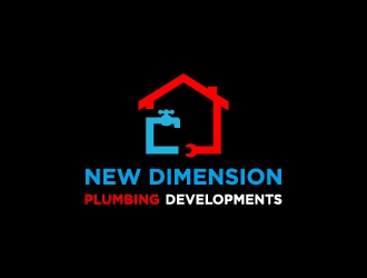 New Dimension Plumbing & Developments logo design by pilKB
