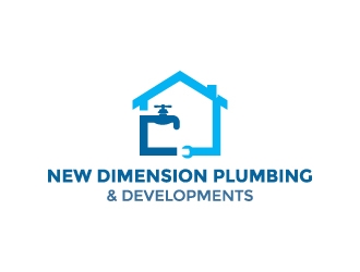 New Dimension Plumbing & Developments logo design by aryamaity