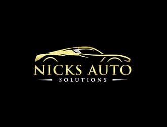 Nicks Auto Solutions logo design by PrimalGraphics