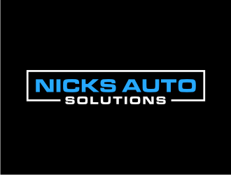 Nicks Auto Solutions logo design by johana