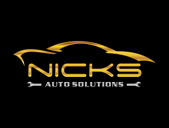 Nicks Auto Solutions logo design by scolessi