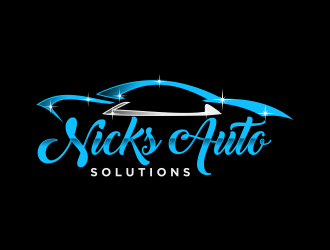 Nicks Auto Solutions logo design by scolessi