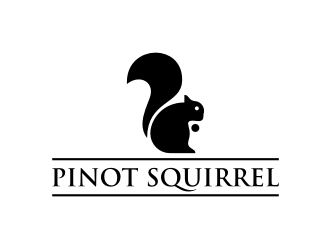 Pinot Squirrel logo design by icha_icha
