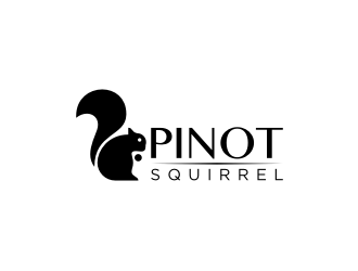 Pinot Squirrel logo design by icha_icha