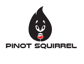 Pinot Squirrel logo design by justin_ezra