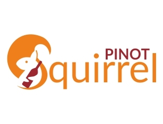 Pinot Squirrel logo design by ruki
