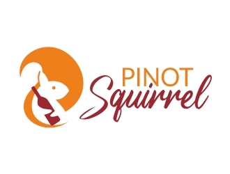 Pinot Squirrel logo design by ruki