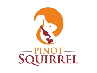 Pinot Squirrel logo design by ruki