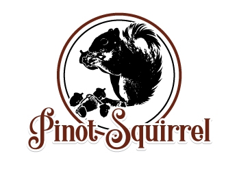Pinot Squirrel logo design by uttam