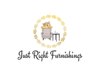 Just Right Furnishings logo design by kasperdz