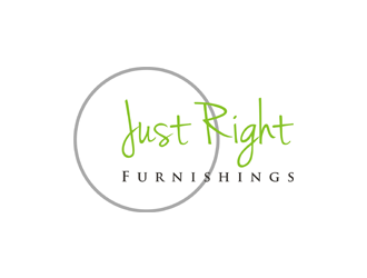 Just Right Furnishings logo design by Rizqy