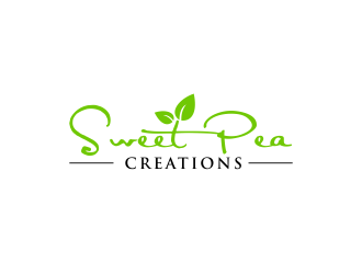 Sweet Pea Creations logo design by haidar