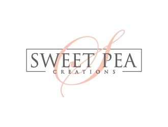 Sweet Pea Creations logo design by Moon