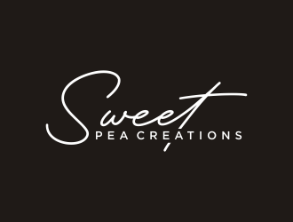 Sweet Pea Creations logo design by christabel