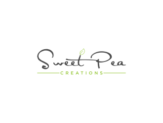 Sweet Pea Creations logo design by luckyprasetyo