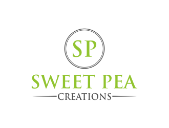 Sweet Pea Creations logo design by luckyprasetyo