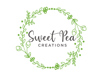 Sweet Pea Creations logo design by Franky.