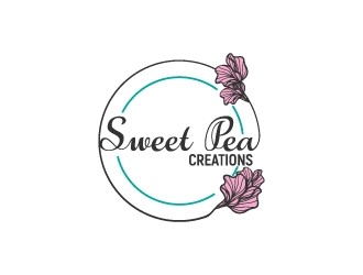 Sweet Pea Creations logo design by kasperdz