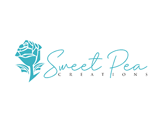 Sweet Pea Creations logo design by EkoBooM