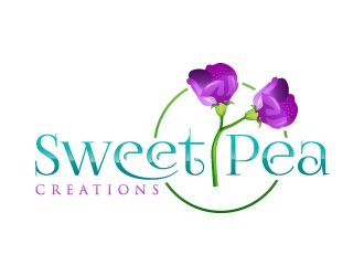 Sweet Pea Creations logo design by uttam