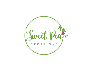 Sweet Pea Creations logo design by Msinur
