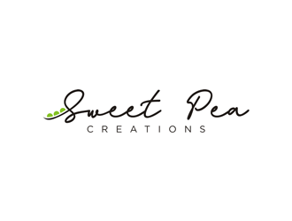 Sweet Pea Creations logo design by Rizqy