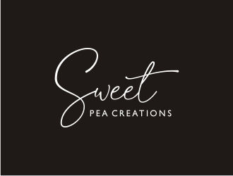 Sweet Pea Creations logo design by bricton