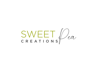Sweet Pea Creations logo design by bricton