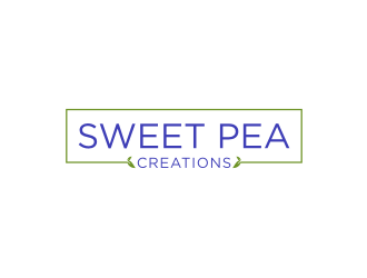 Sweet Pea Creations logo design by peundeuyArt