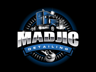 Madjic Detailing logo design by PRN123
