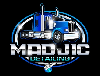 Madjic Detailing logo design by uttam