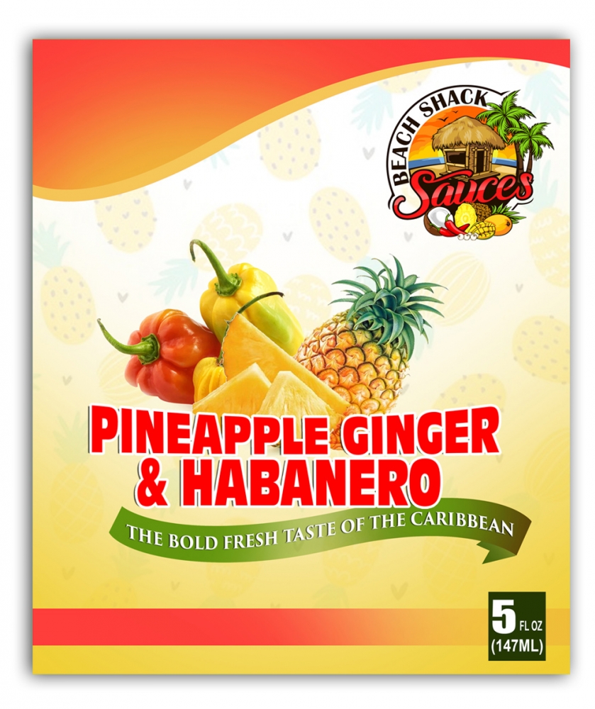 Beach Shack Sauces logo design by PANTONE