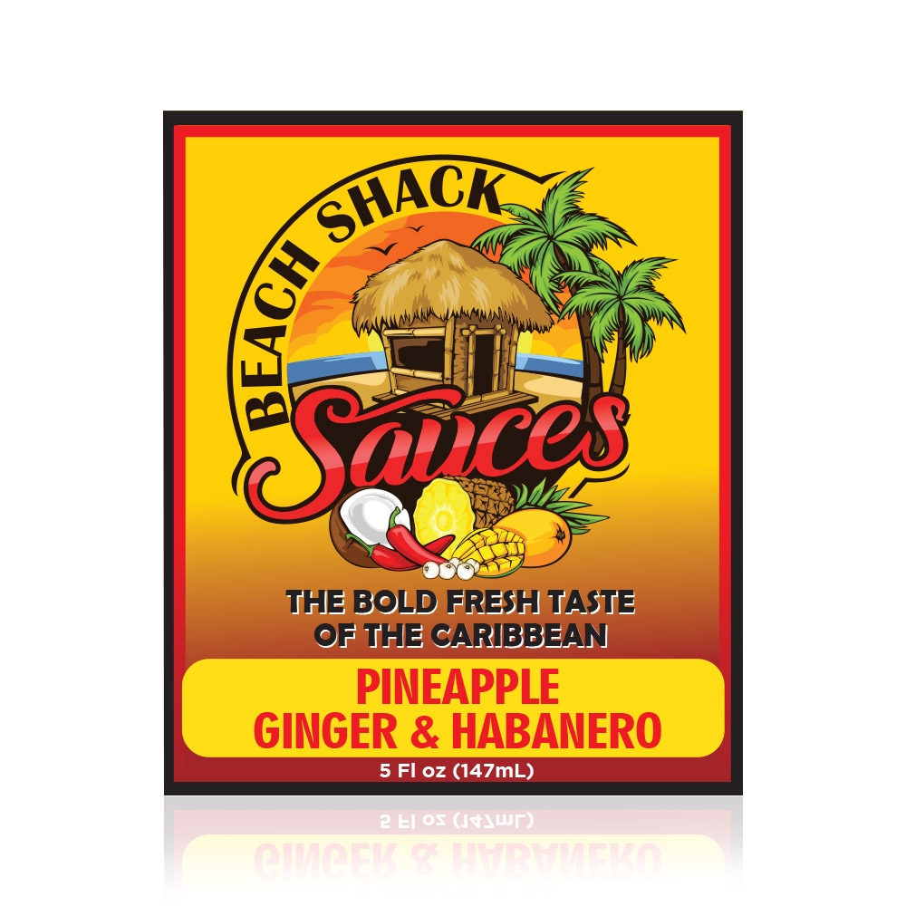 Beach Shack Sauces logo design by chad™