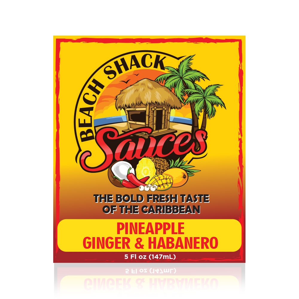 Beach Shack Sauces logo design by chad™