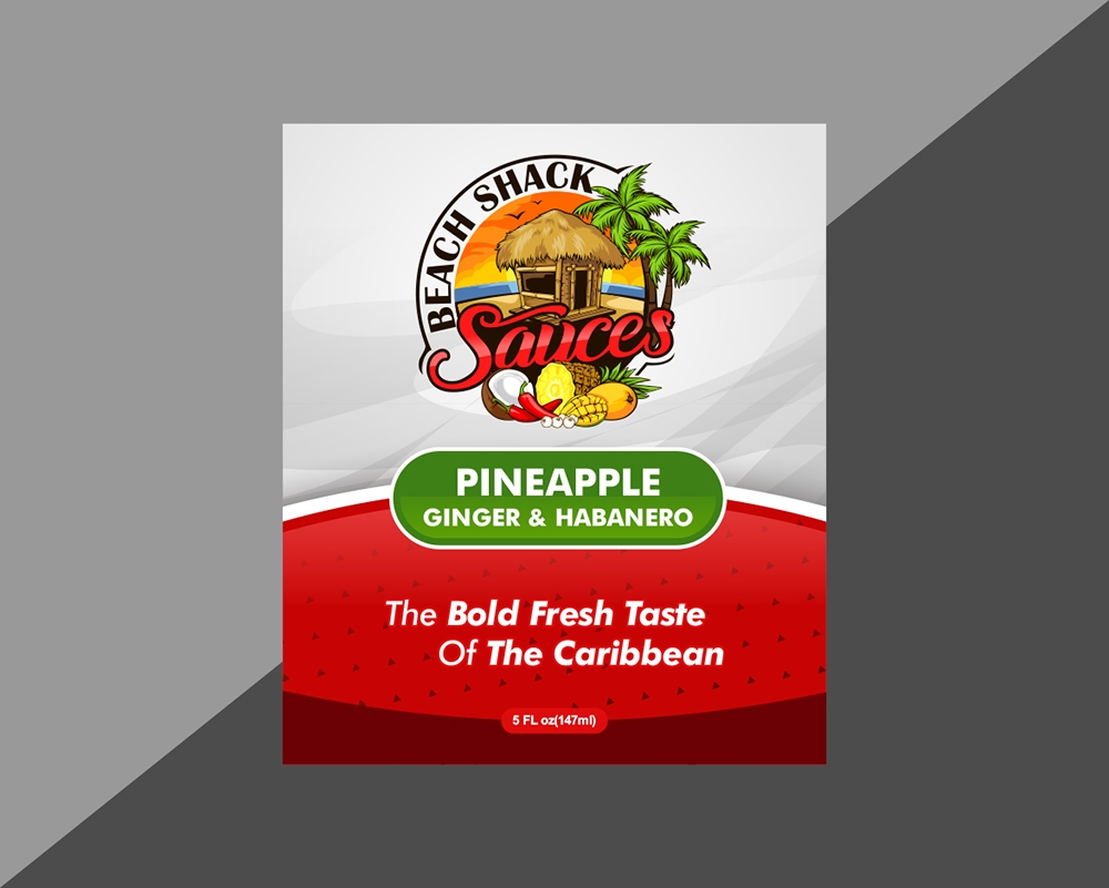 Beach Shack Sauces logo design by enzidesign