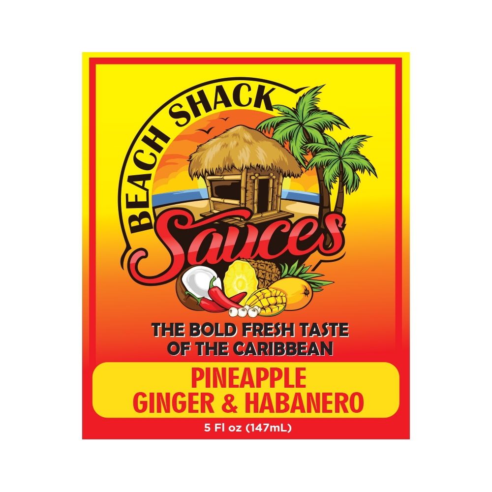 Beach Shack Sauces logo design by chad™