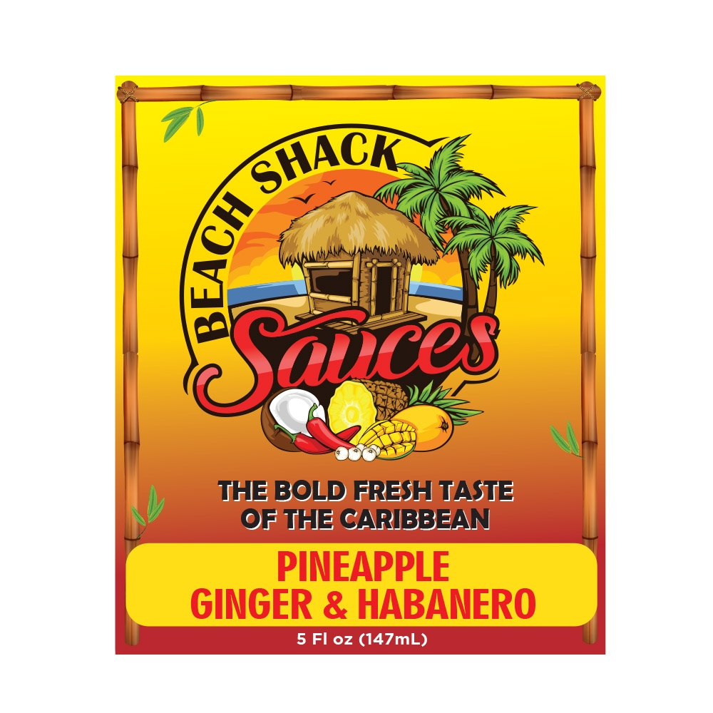 Beach Shack Sauces logo design by chad™