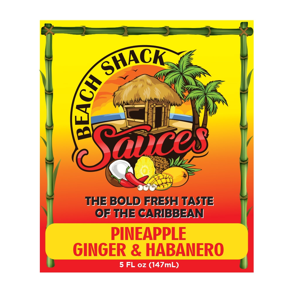 Beach Shack Sauces logo design by chad™