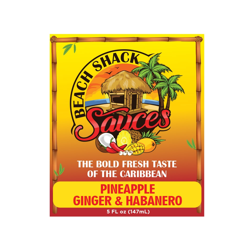 Beach Shack Sauces logo design by chad™