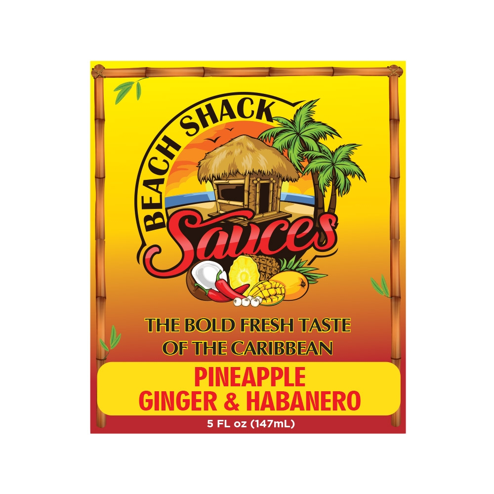 Beach Shack Sauces logo design by chad™