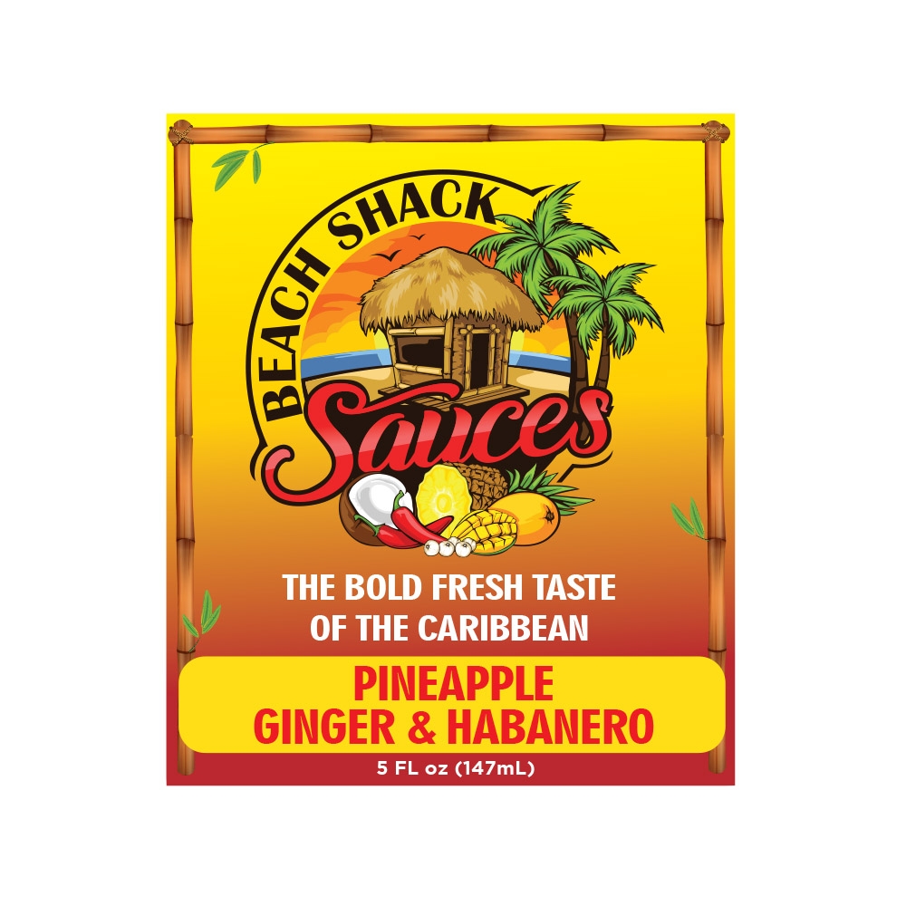 Beach Shack Sauces logo design by chad™