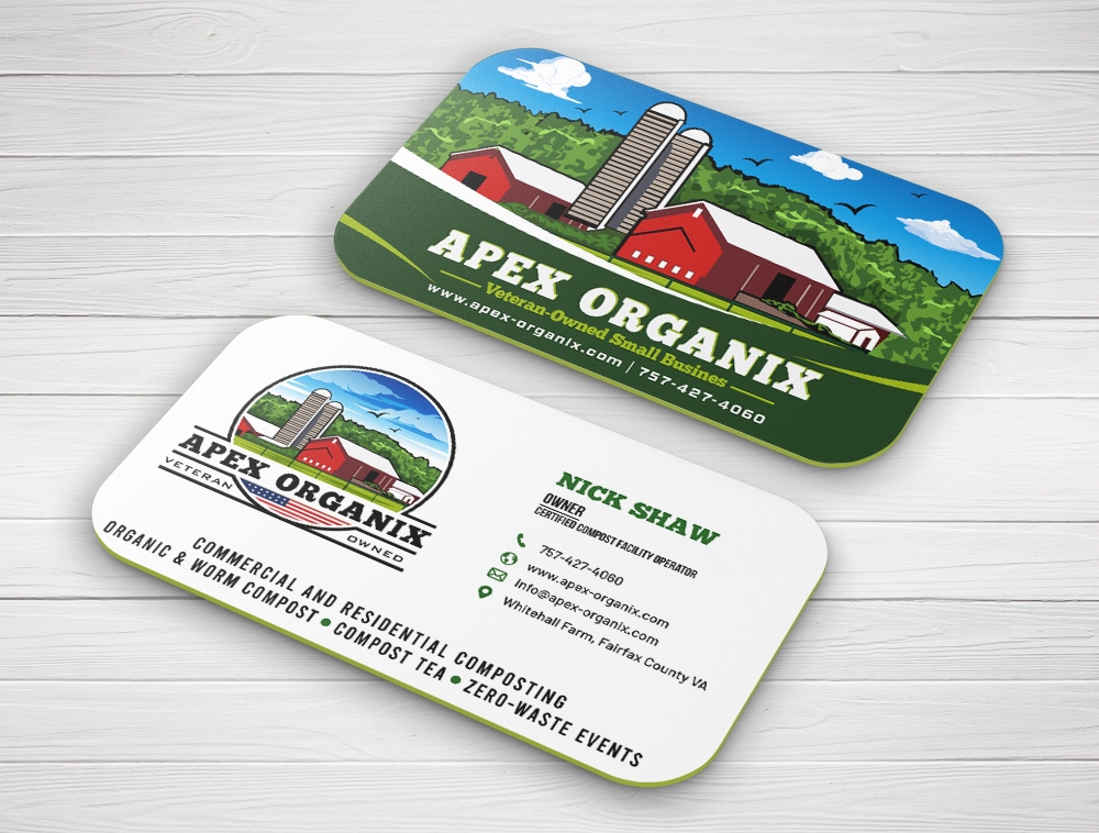 Apex Organix logo design by Niqnish