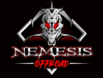 Nemesis Offroad logo design by Suvendu