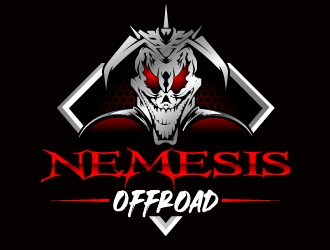 Nemesis Offroad logo design by Suvendu