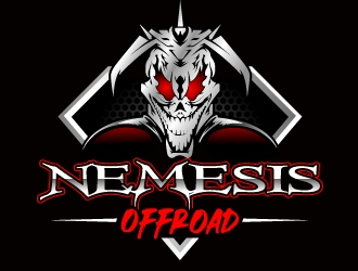 Nemesis Offroad logo design by Suvendu