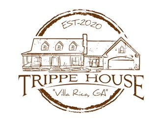 Trippe House logo design by DreamLogoDesign