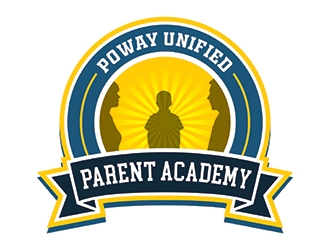 Poway Unified Parent Academy logo design by gitzart