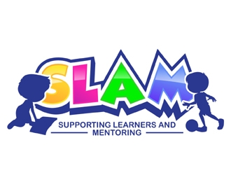 SLAM - Supporting Learners and Mentoring logo design by MAXR