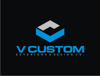 V Custom Exteriors & Design Co. logo design by coco